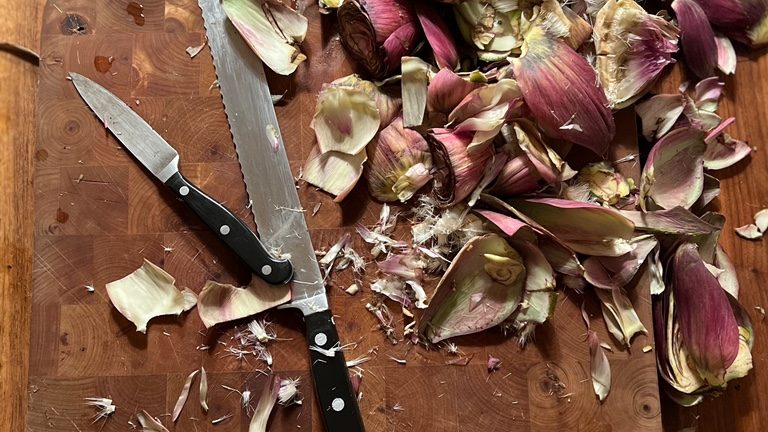 Pasta Carciofi, Funghi e Patate