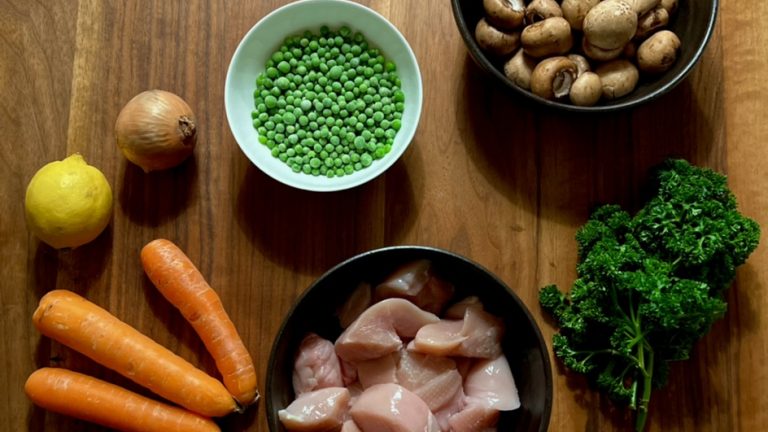 Chicken fricassee