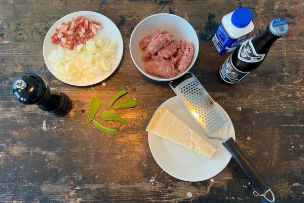 Pasta Salsiccia e Birra