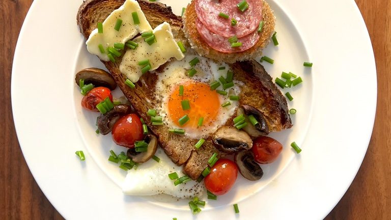Egg in a basket