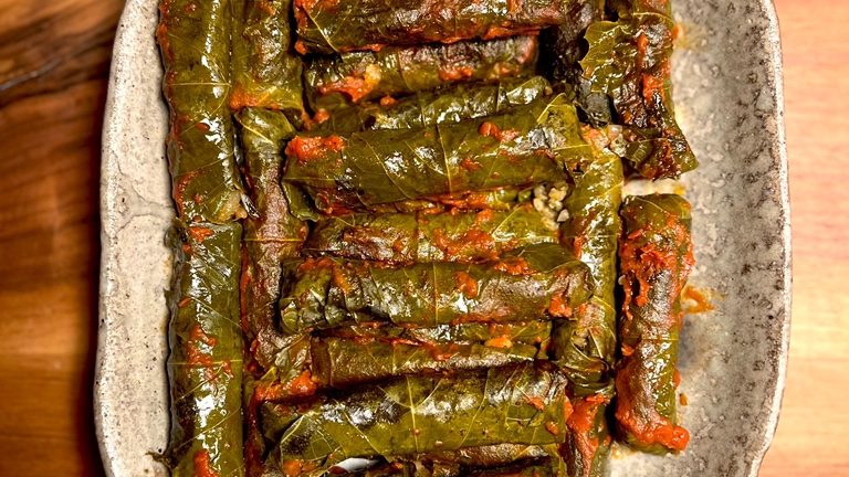 Sarma – stuffed grape leaves