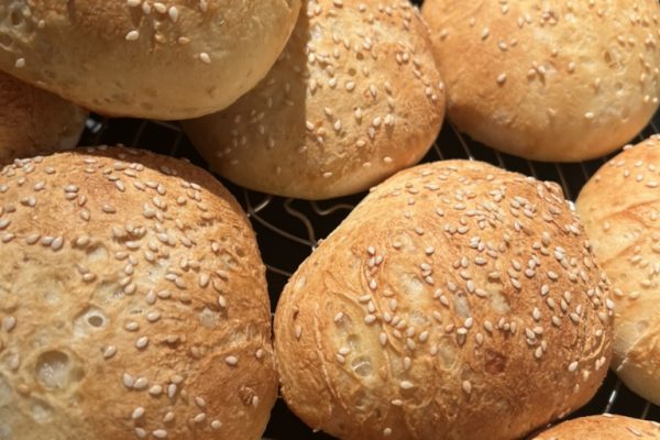 Glutenfreie Brioche Burger Buns
