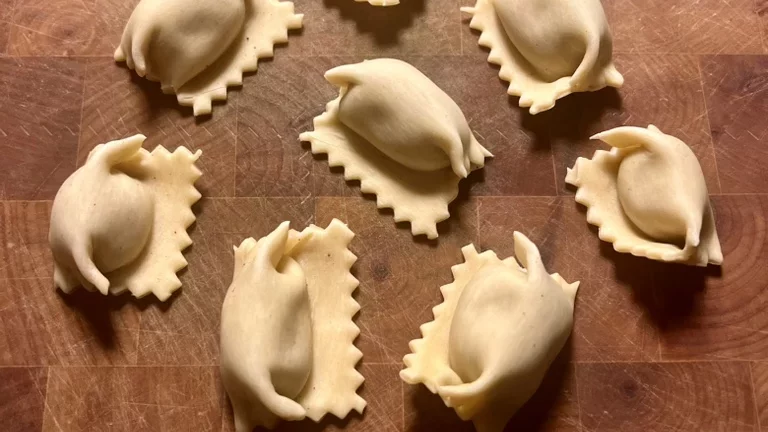Agnolotti mit Pilzfüllung