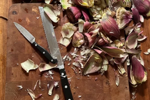 Pasta Carciofi, Funghi e Patate