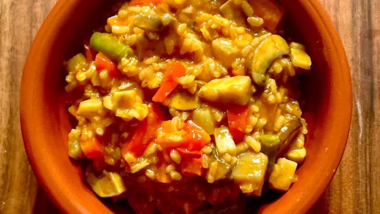 Arroz cremoso de verduras