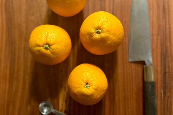 Cestini di arance con crema