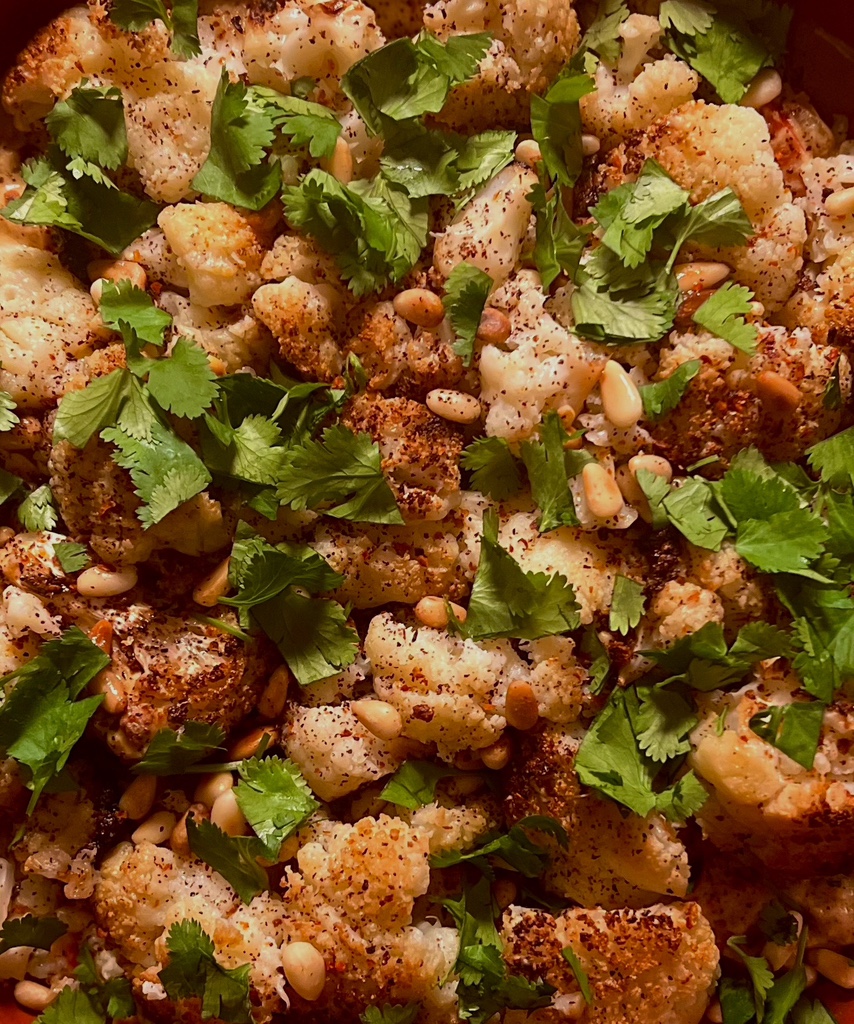 Roasted cauliflower Lebanese style NextGen Cookbook