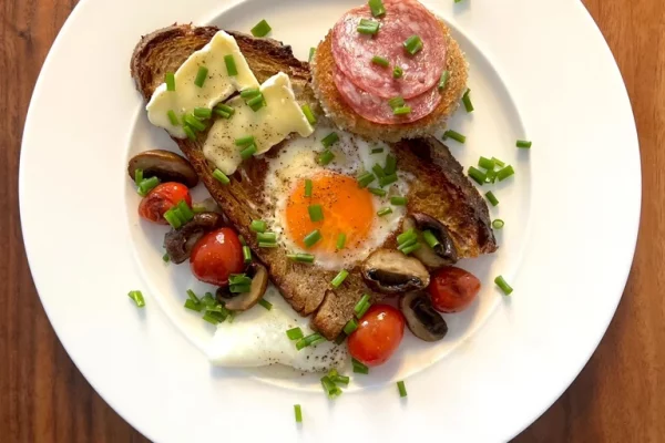 Ei im Körbchen