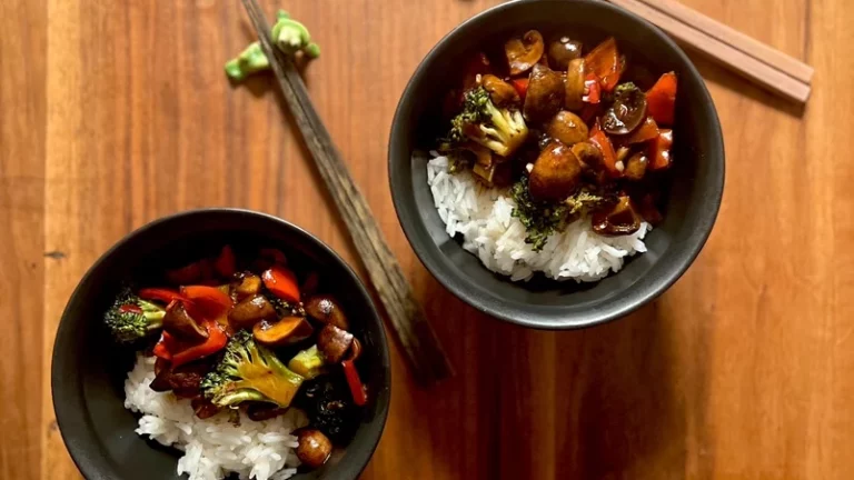 Wokgemüse in Schwarzbohnen-Sauce