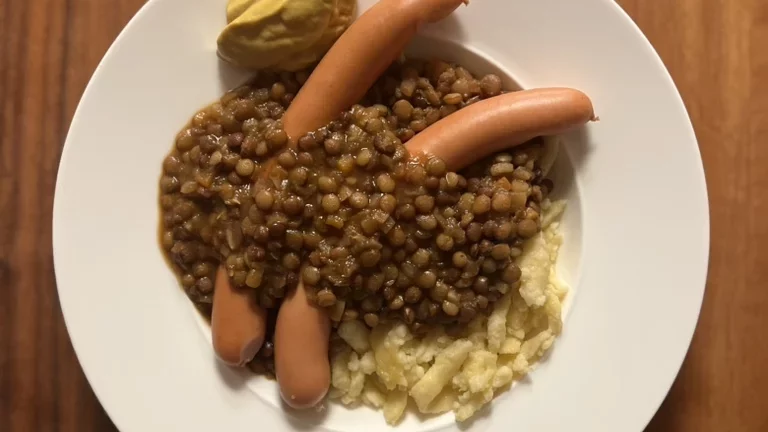 Lentils and Spaetzle