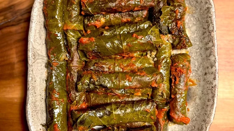 Sarma – stuffed grape leaves