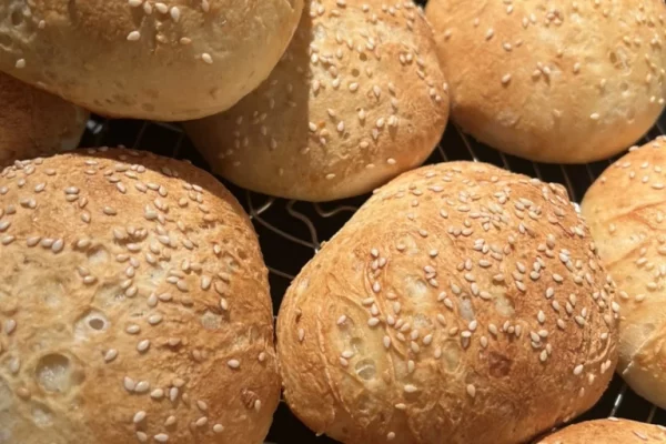 Gluten-free brioche burger buns