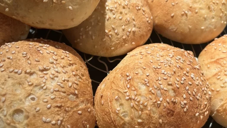 Gluten-free brioche burger buns
