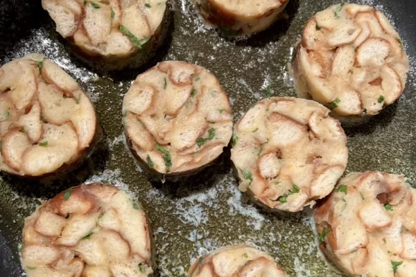 Pretzel dumplings