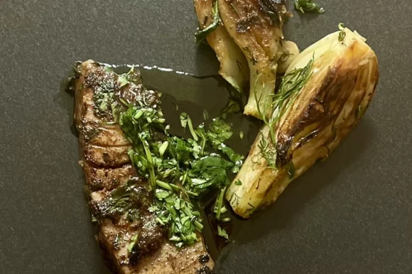 Fisch in Granatapfelsirup