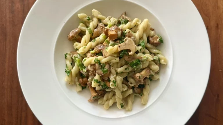 Nudeln mit Pfifferlingen