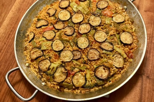 Paella de verduras