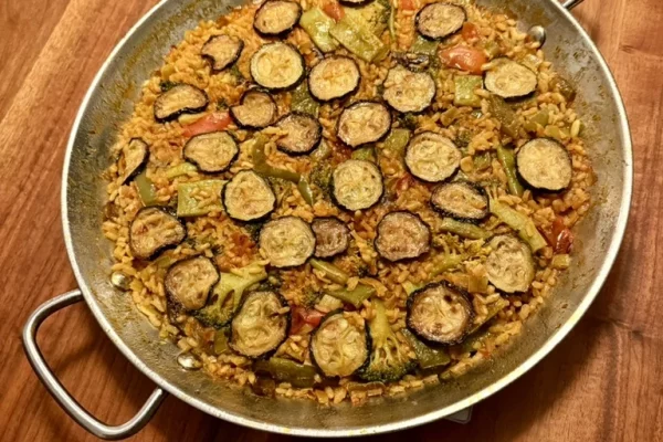 Paella de verduras