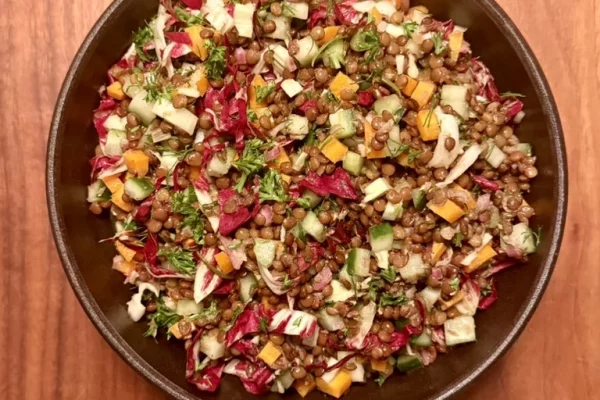 Französischer Linsensalat