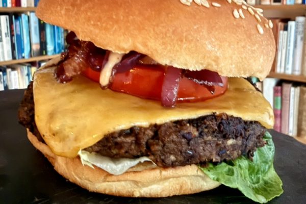 Easy-to-grill vegan burger