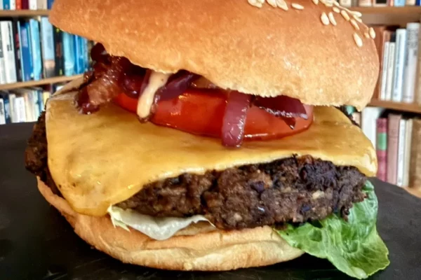 Grillfester veganer Burger